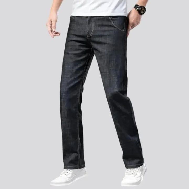 Thin men's lyocell jeans