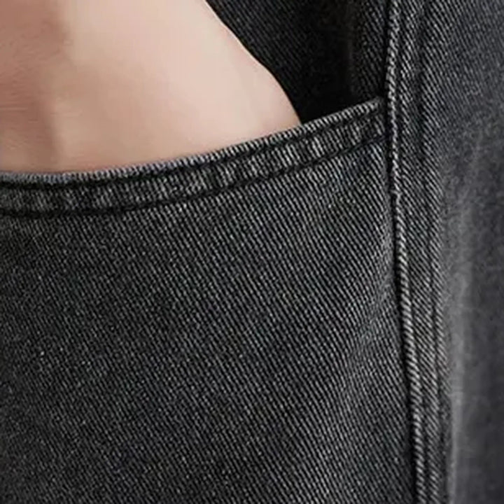 Vintage style jean bib for ladies