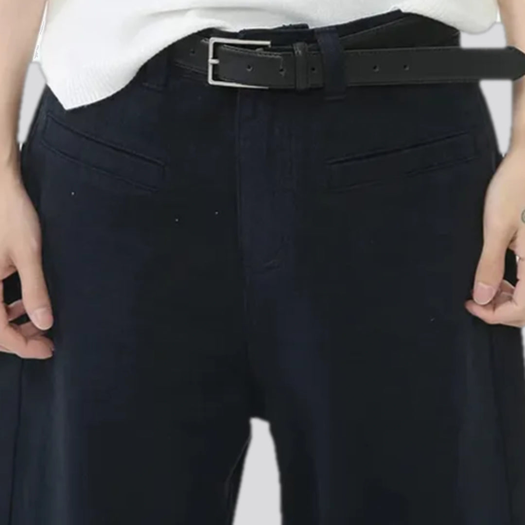 Baggy casual midweight jean pants for men