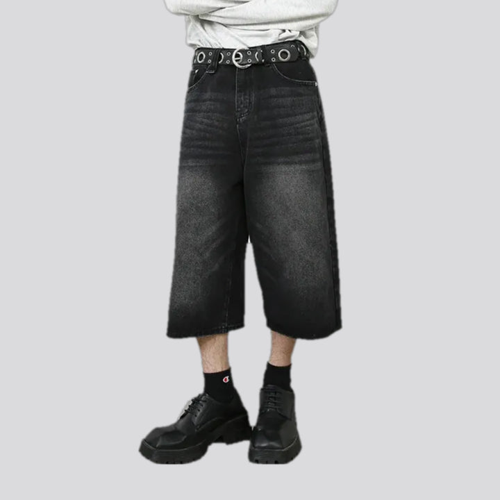 Abraded Style Men's Denim Shorts | Jeans4you.shop